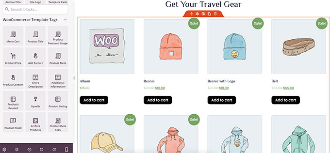 WooCommerce Store-Vorschau