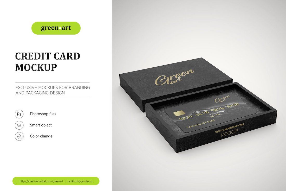 ต้นแบบบัตรเครดิตที่หรูหรา