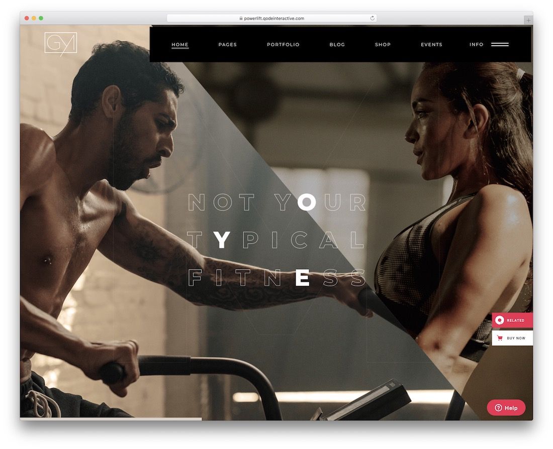 ธีมกีฬา powerlift wordpress