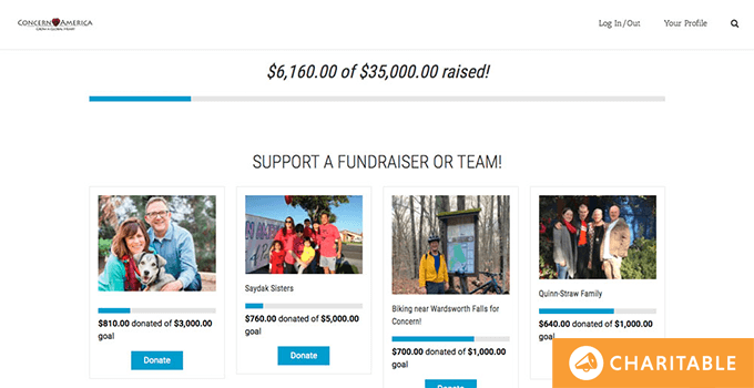 Peer-to-Peer-Fundraising in WordPress mit WP Charitable Peer to Peer Fundraising in WordPress with WP Charitable