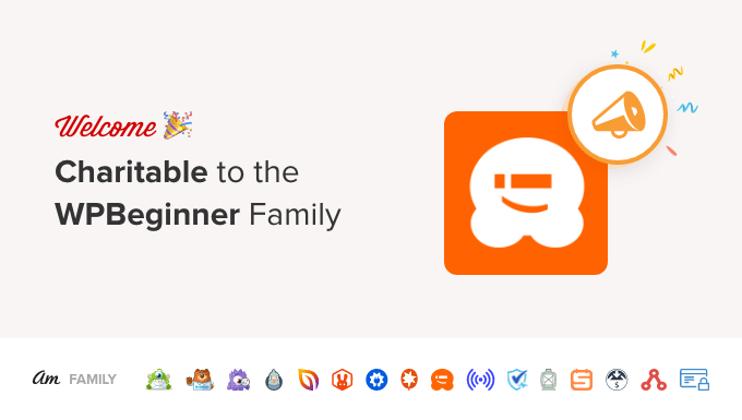 Willkommen WP Charitable in der WPBeginner-Familie Welcome WP Charitable to the WPBeginner Family