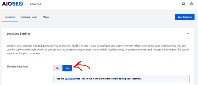 启用多个位置 Enable multiple locations