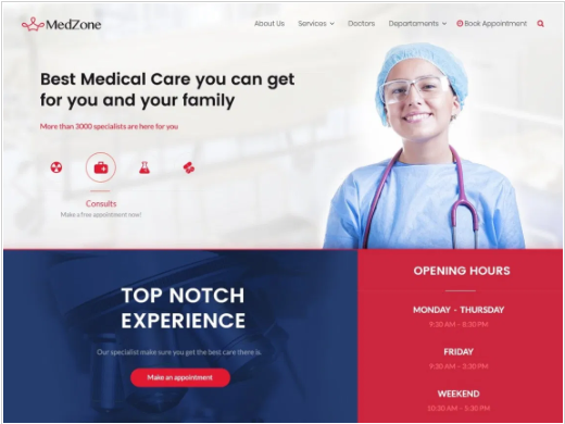 Tema WordPress MedZone
