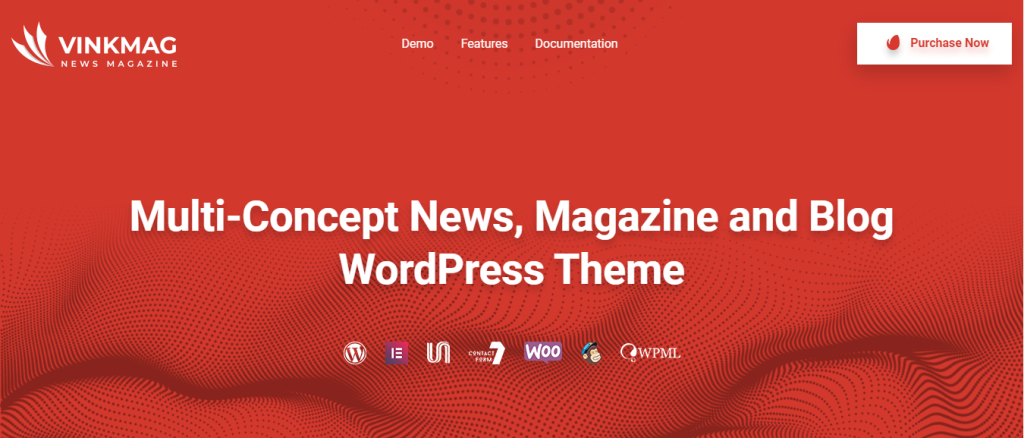 Vinkmag é um dos melhores temas WordPress para blogs