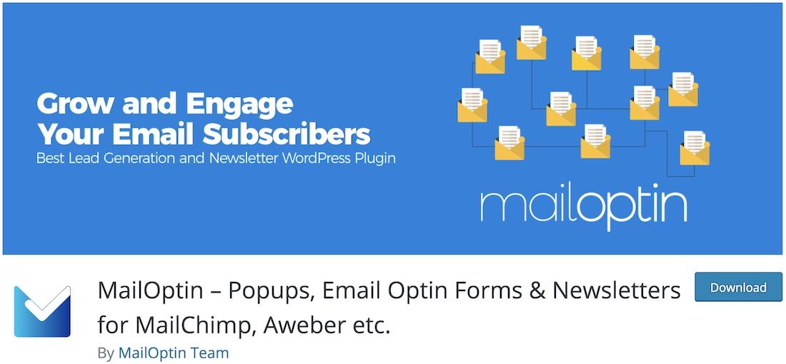 mailoptin wordpress 號召性用語插件