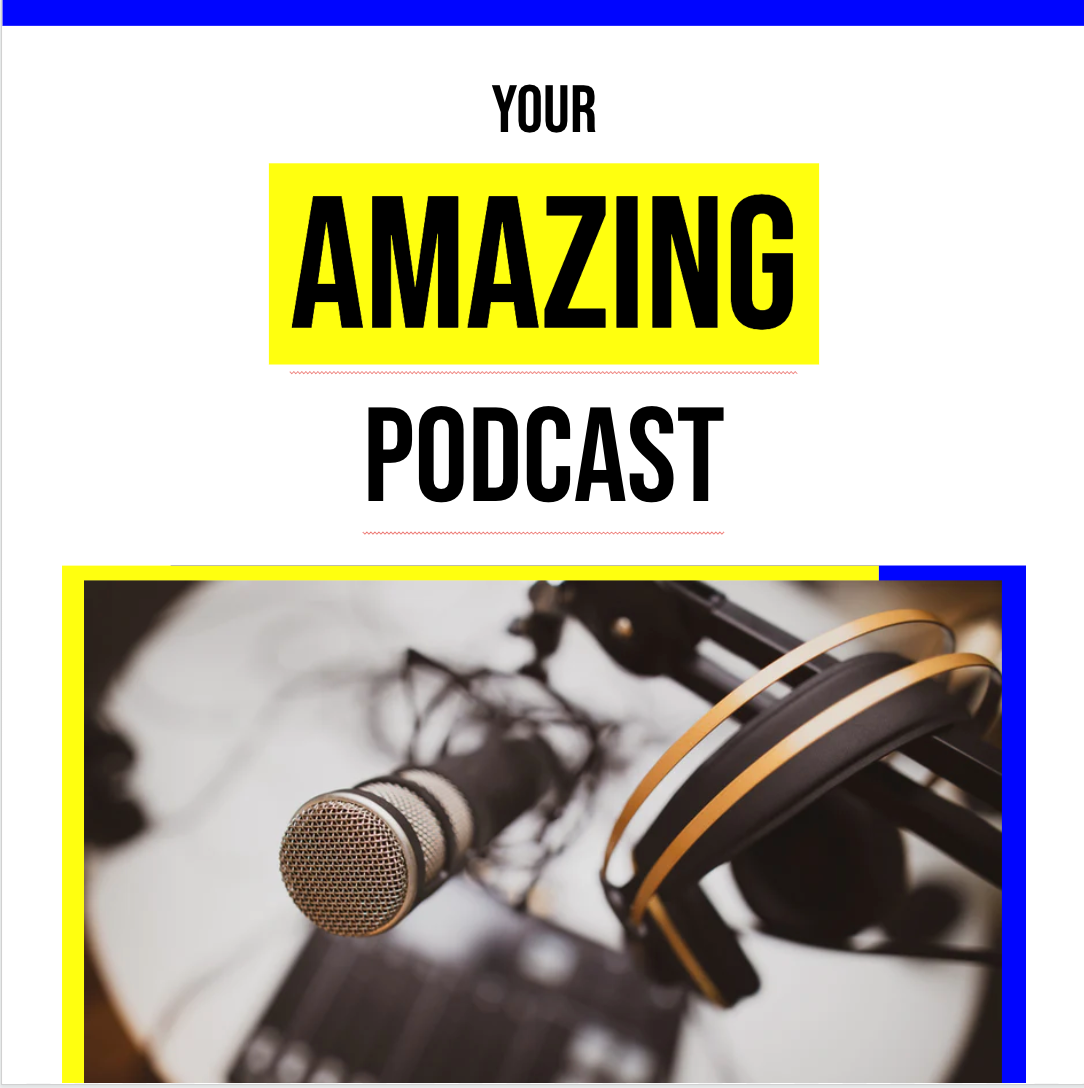 templat posting instagram: contoh templat podcast