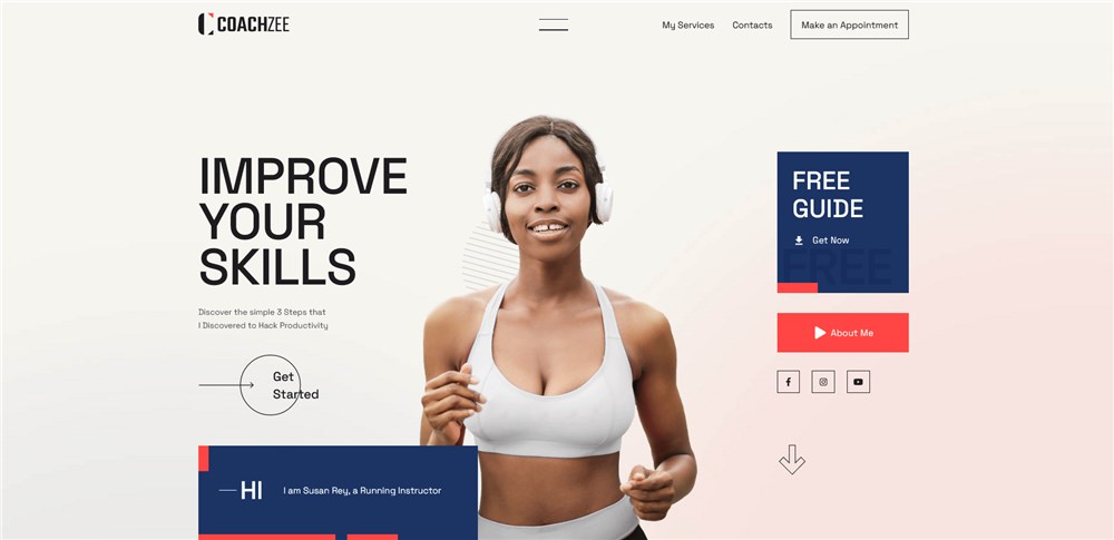 thème wordpress cours de fitness