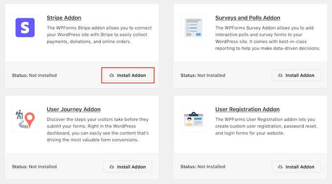 Stripe eklentisini yükleme