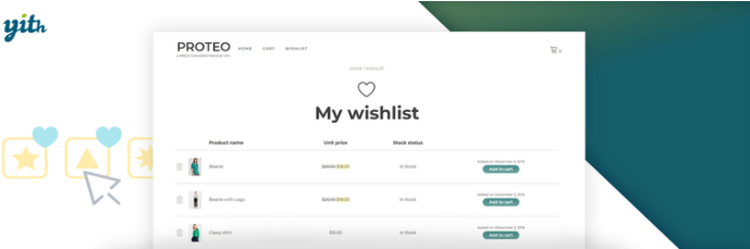 YITH WooCommerce-Wunschliste