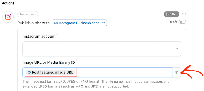 Postați o imagine prezentată pe Instagram din WordPress Post a featured image to Instagram from WordPress