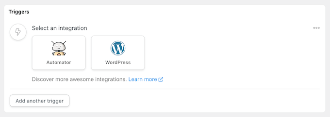 Fluxul de lucru automatizat WordPress declanșează The WordPress automated workflow triggers