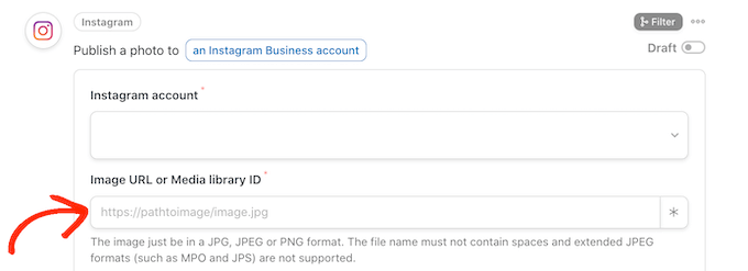 Adăugarea unei adrese URL a imaginii la fluxul de lucru automat Adding an image URL to your automated workflow