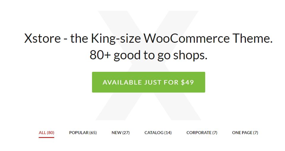 Temas minimalistas Xstore para WordPress