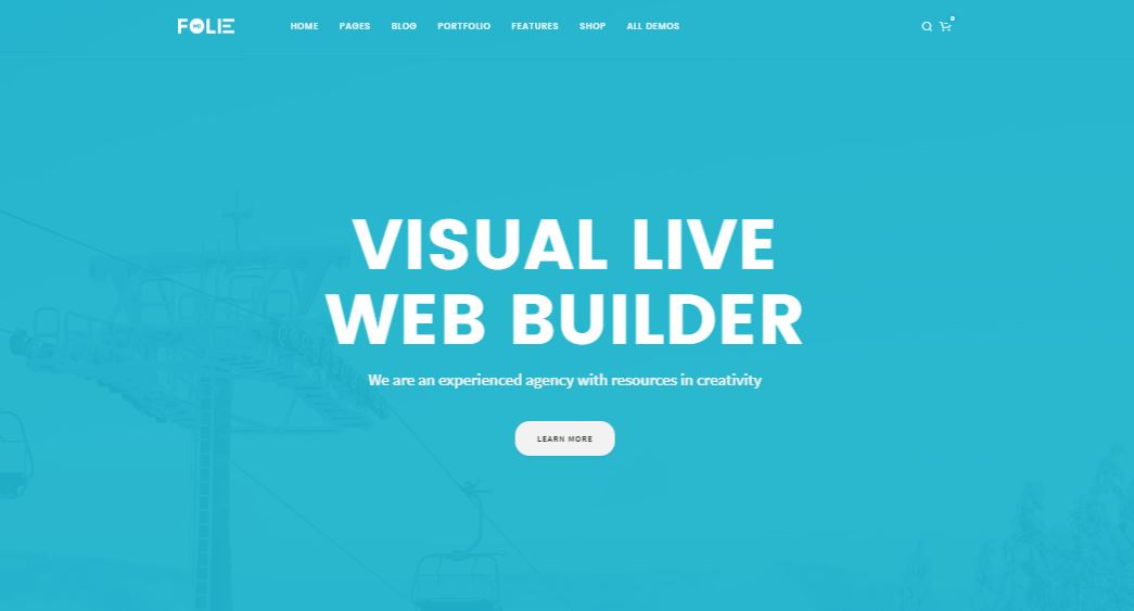 Folie WordPress tema mínimo