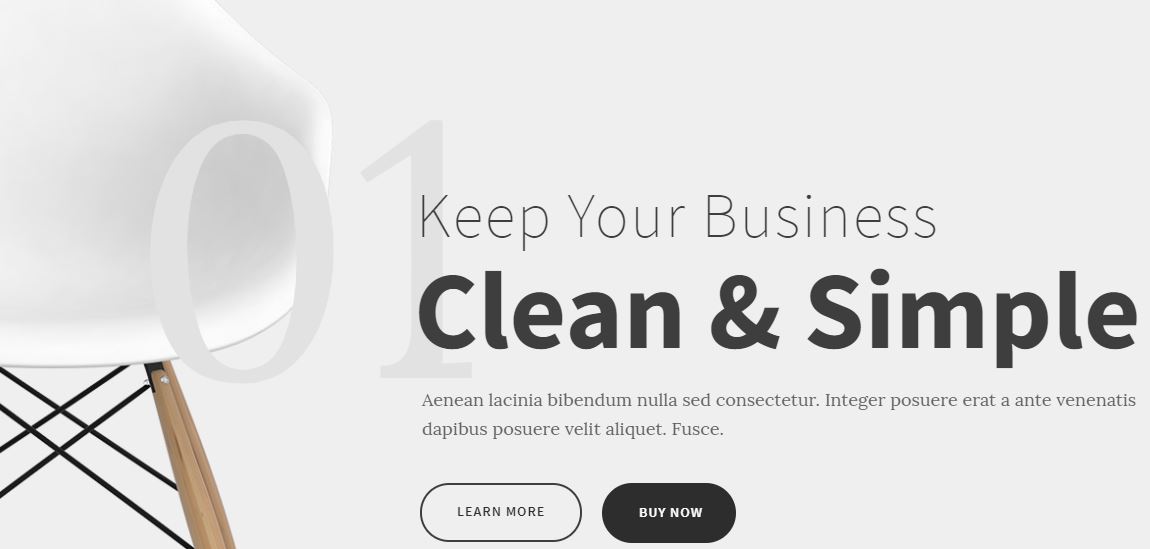 Tema WordPress minimalista Kleanity