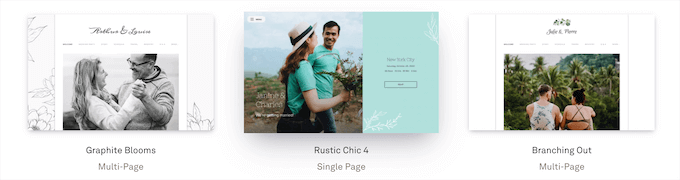 Radość szablony ślubne Joy wedding templates