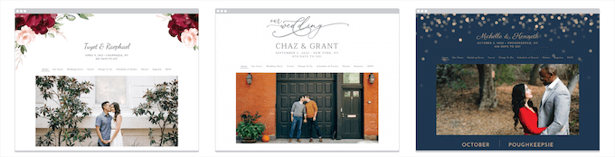 Szablony ślubne Knot The Knot wedding templates