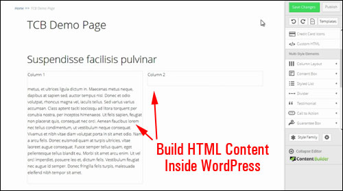 Thrive İçerik Oluşturucu - WordPress Eklentisi