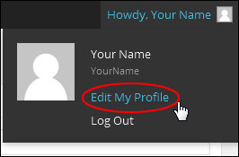 Éditer mon profil