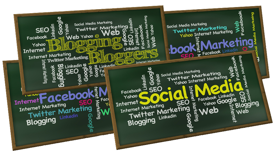Illustrations de marketing de contenu.