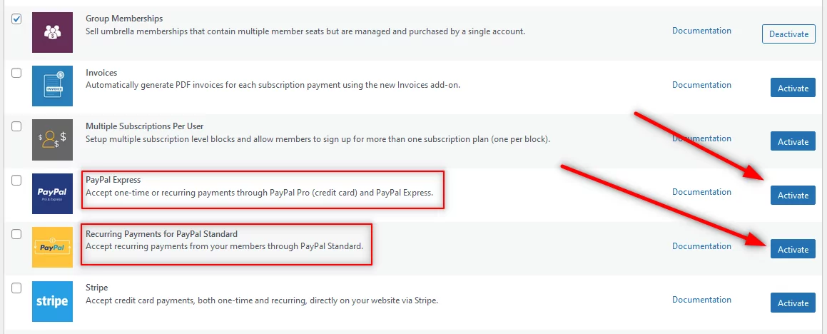 PayPal ile WordPress kayıt formu için eklentiler