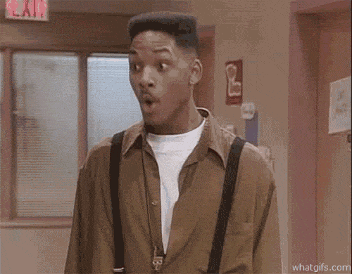 Will Smith ist überrascht.