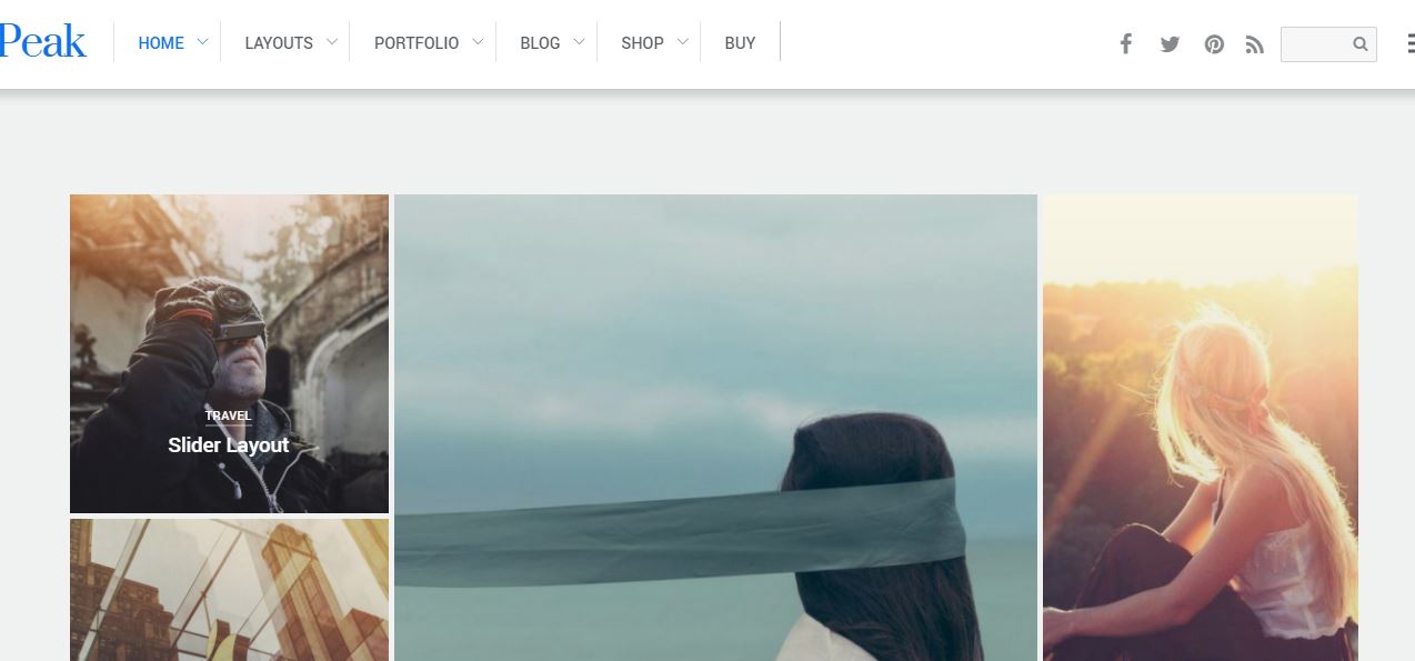 Temas de pico do WordPress para portfólio de arte