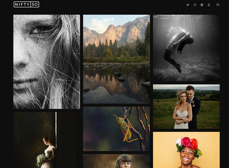 tema wordpress bacana cinquenta para artistas