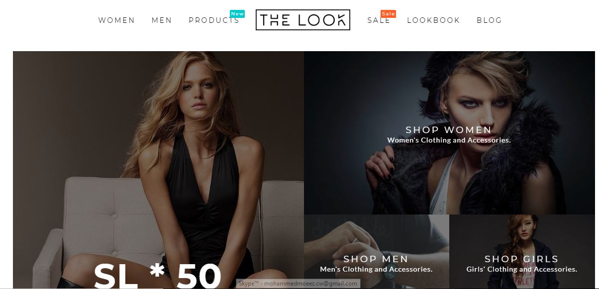 Tema blogului WordPress de modă Look