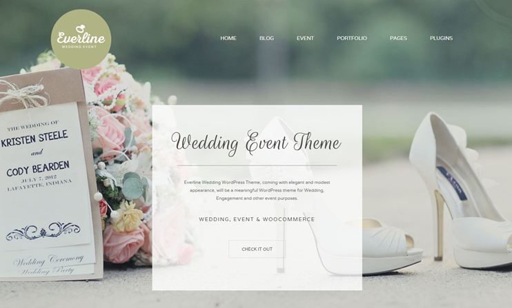 Tema de evento Everline WordPress