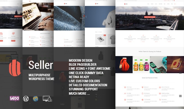 Sprzedawca motyw WordPress Woocommerce
