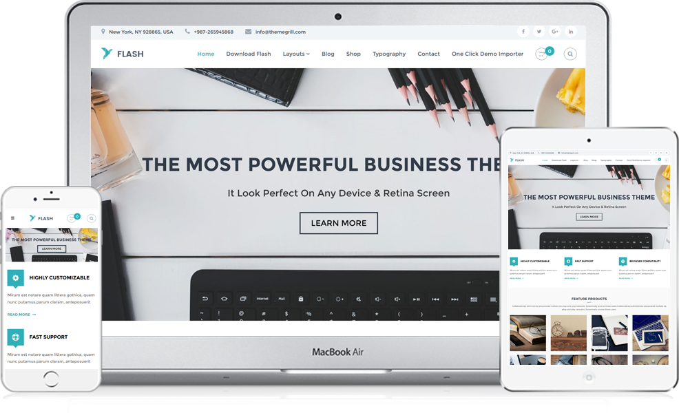 Motyw Flash WooCommerce WordPress