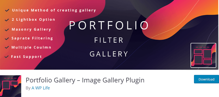 Portfolio Gallery - 最佳 WordPress 照片庫插件