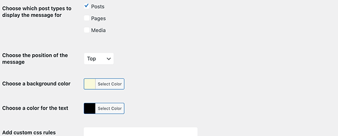Impostazioni avanzate per i post obsoleti Advanced settings for outdated posts