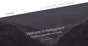 Tema WordPress Atmosphere Pro para negócios