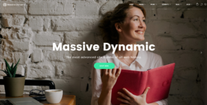 Tema de WordPRess de negócios dinâmicos massivos