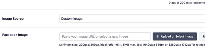 ตั้งค่ารูปภาพที่กำหนดเองสำหรับ Facebook Set custom image for Facebook
