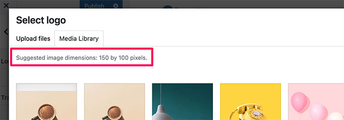 คำแนะนำขนาดภาพโลโก้ Logo image size recommendation