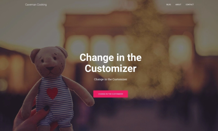 หน้าตัวอย่าง Hestia สำหรับวิธีสร้างเว็บไซต์ WordPress