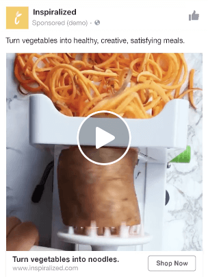 Templat iklan Facebook untuk video