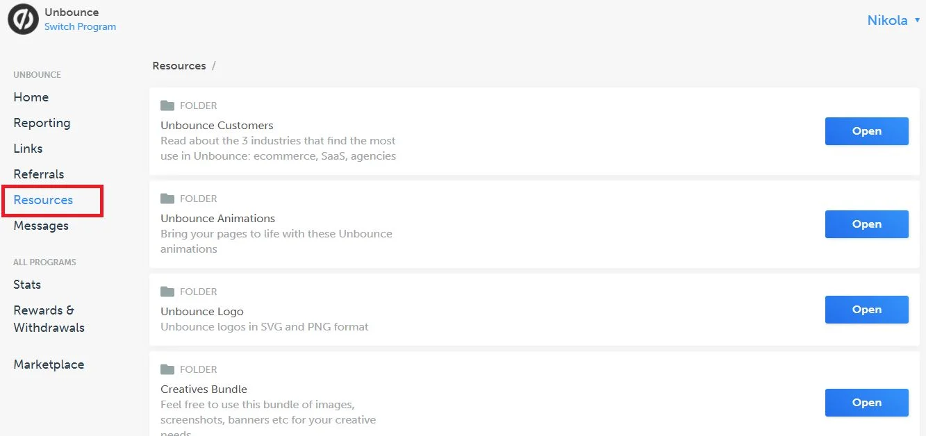 通过 WordPress 网站获利的 10 大最佳联盟计划 8 Unbounce Affiliate Program