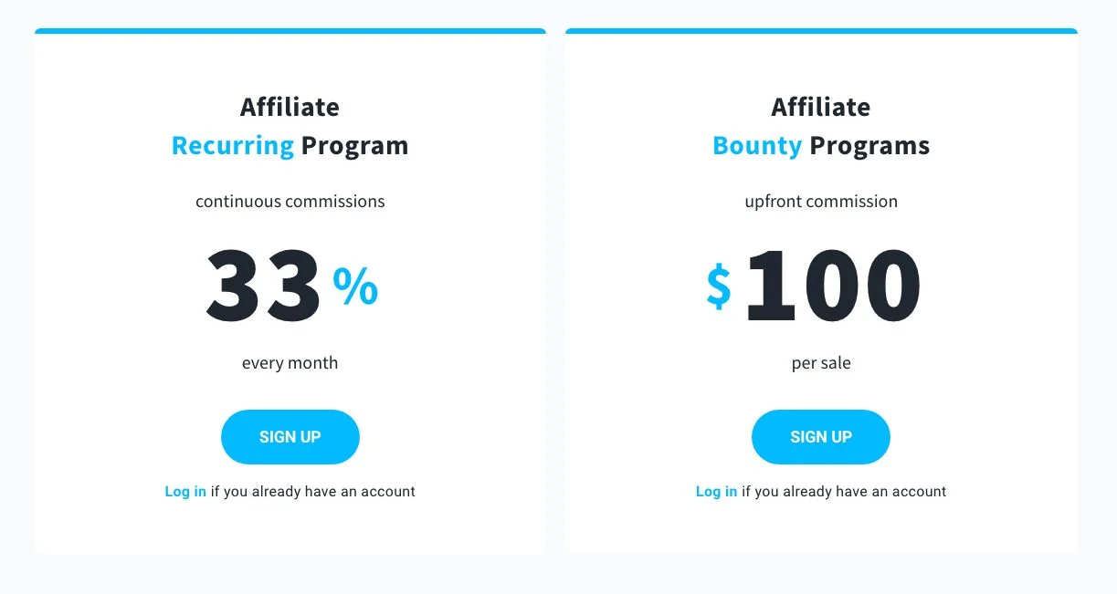通过 WordPress 网站获利的 10 大最佳联属网络营销计划 6 GetResponse Affiliate Program