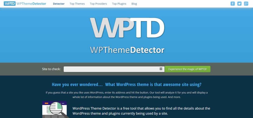 WP Theme Detector untuk mendeteksi tema apa itu