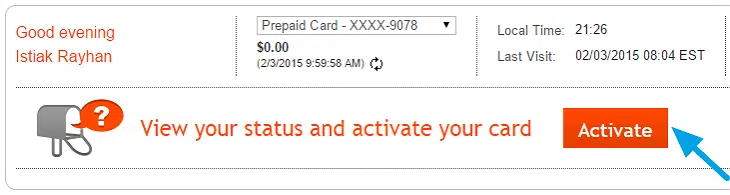 Ativar cartão Payoneer