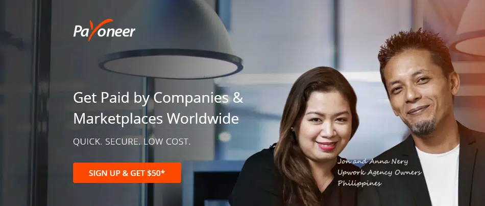 Payoneer Inscreva-se e ganhe $ 50