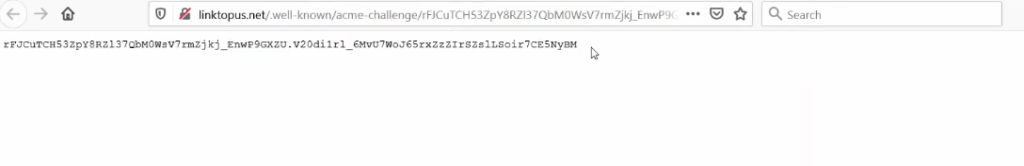 ตัวอย่างไฟล์การยืนยัน SSL