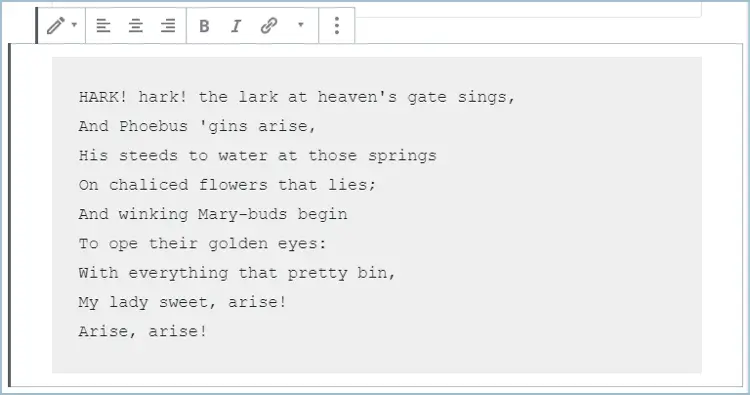 Blocco di versi di Gutenberg