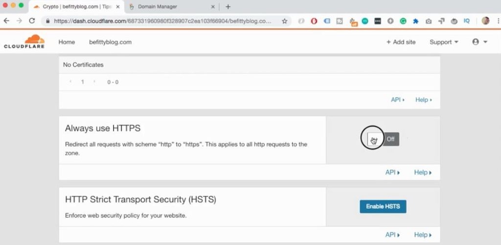 aktifkan HTTPS