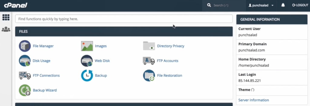 cPanel