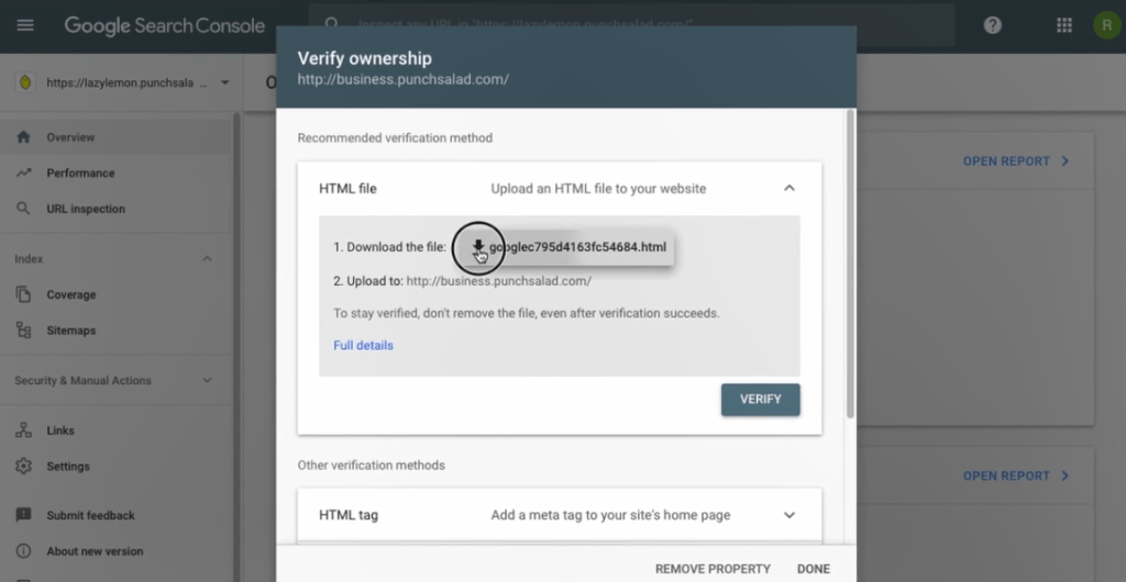 klicken Sie auf den Download-Button